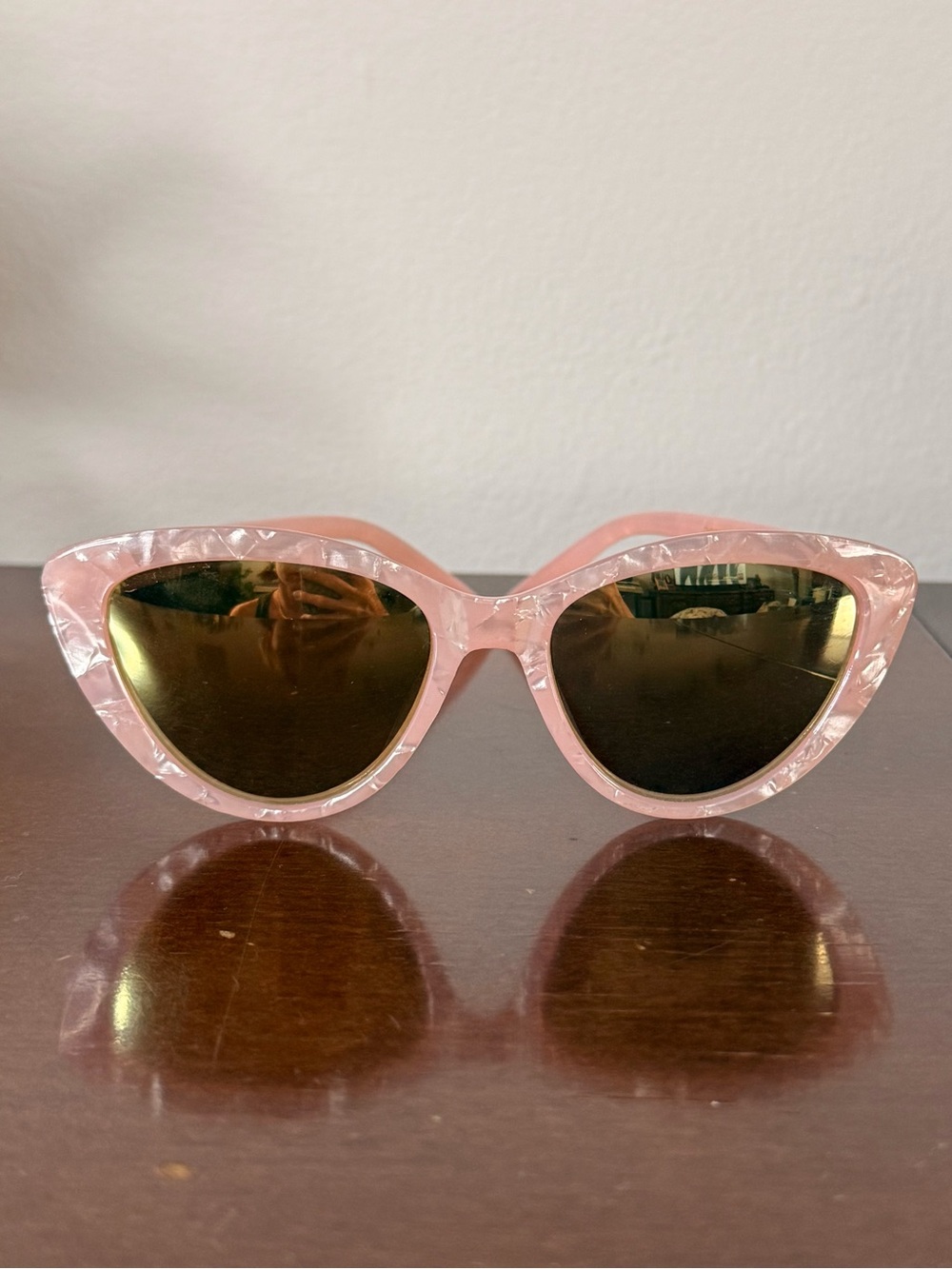 Betsey Johnson Pink Cat Eye Sunglasses